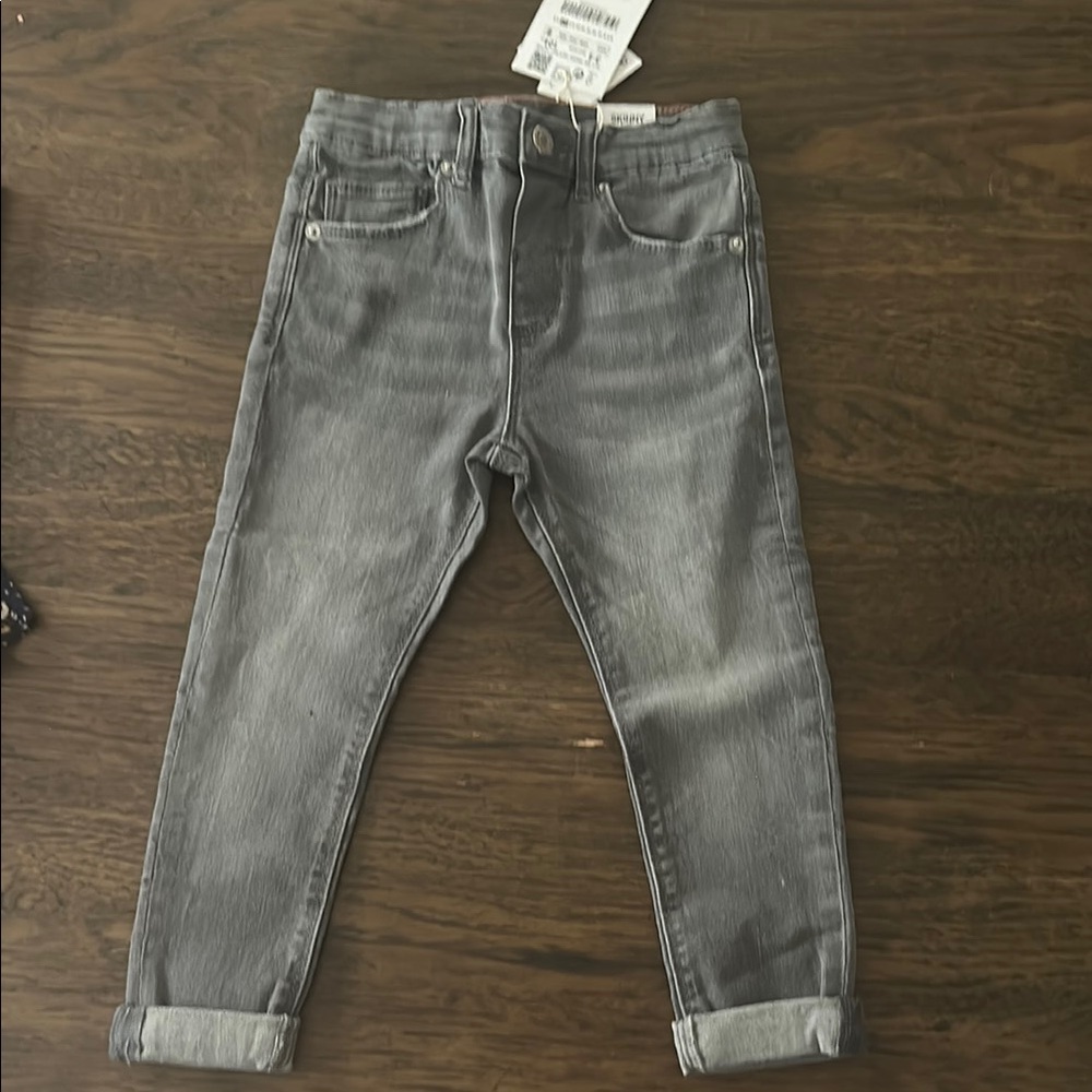 Gray Denim Jeans